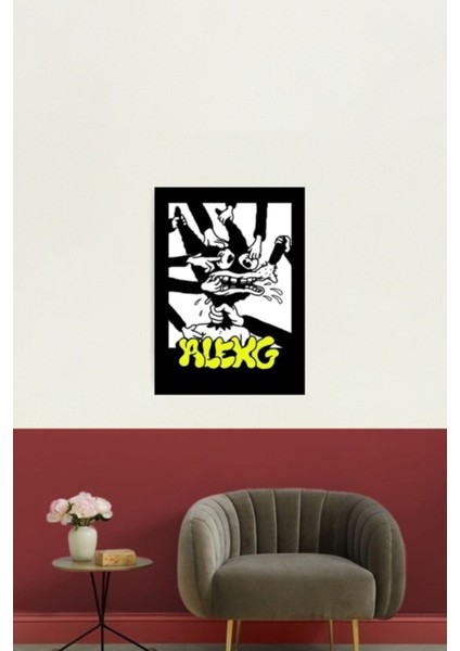 Alex G Pampered Logosu Tablo Ahşap Poster Dekoratif fiyatları