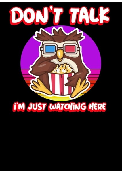 Cınema Owl Sunset Tablo Ahşap Poster Dekoratif