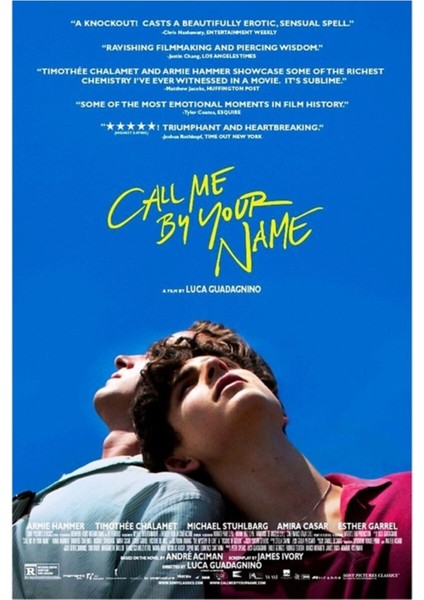 Call Me By Your Name Tablo Ahşap Poster Dekoratif