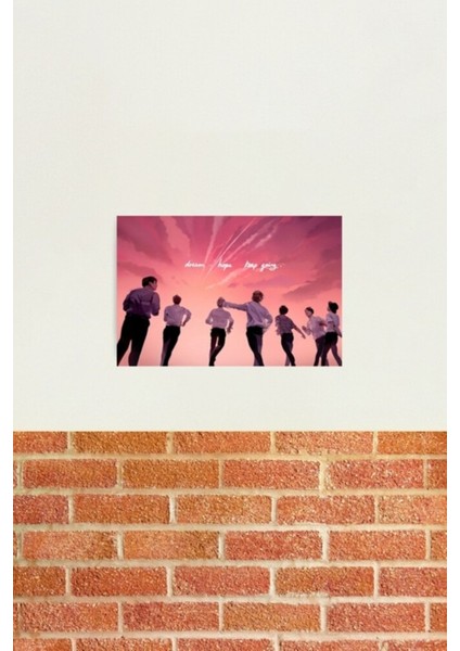 Bts Youngforever Tablo Ahşap Poster Dekoratif KOD3285