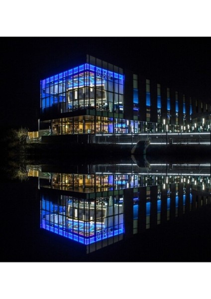 Northwich At Night 6 Tablo Ahşap Poster Dekoratif
