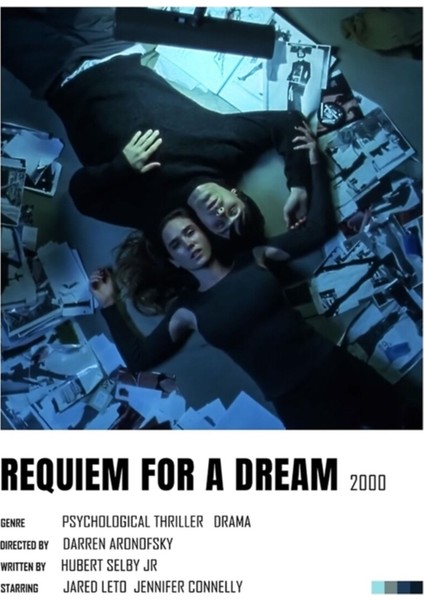 Requiem For A Dream Ist Poster Tablo Ahşap Poster Dekoratif