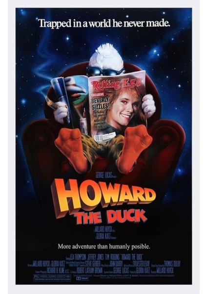Howard The Duck - Tablo Ahşap Poster Dekoratif