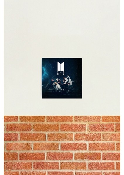 Bts Tablo S001 Ahşap Poster Dekoratif KOD6048