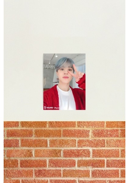 Bts Jımın Noel Tablo Ahşap Poster Dekoratif KOD3802