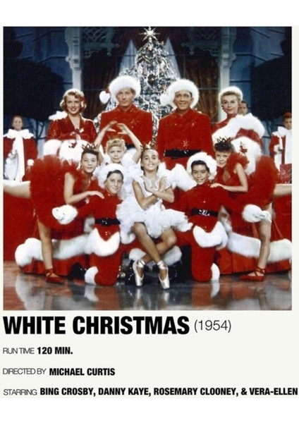 Beyaz Noel (1954) Alternatif Film Afiş Poster Tablo Ahşap Poster Dekoratif