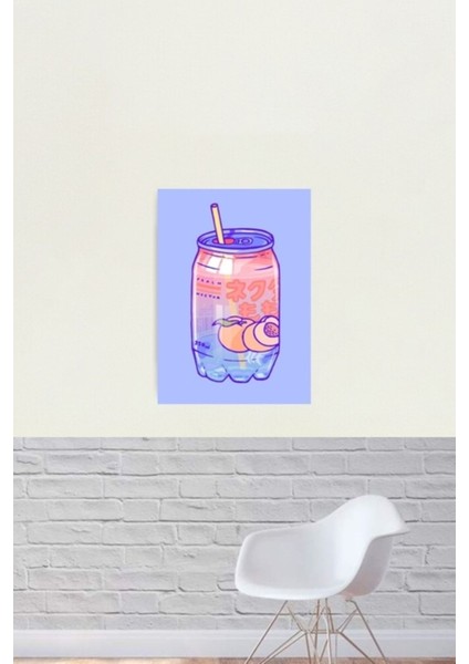 Şeftali Kabarcıkları Tablo Ahşap Poster Dekoratif fiyatları