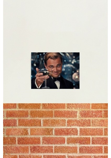 Leonardo Dicaprio Great Gatsby Tablo Ahşap Poster Dekoratif