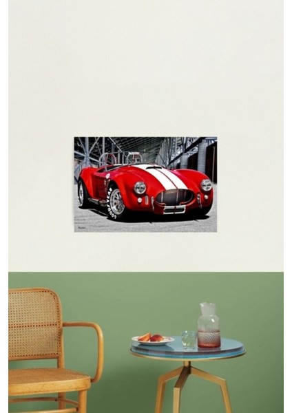 1966 Shelby Cobra 'devrim' Iı Tablo Ahşap Poster Dekoratif fiyatları