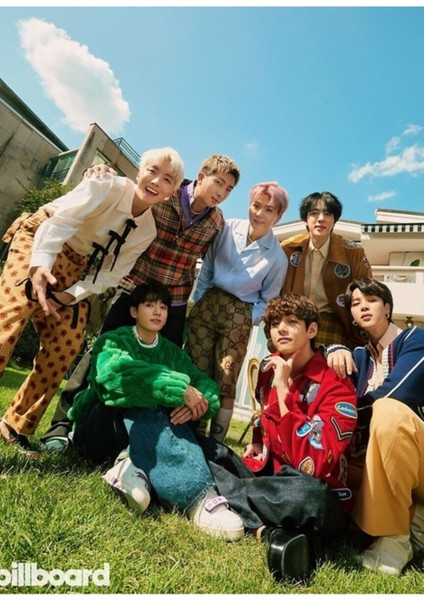 Bts Tablo Ahşap Poster Dekoratif KOD5953