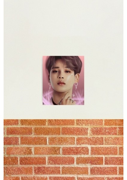 Jimin Fanart Tablo Ahşap Poster Dekoratif KOD4260
