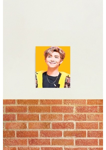 Şirin Bts Namjoon Bts Band Tablo Ahşap Poster Dekoratif KOD1613