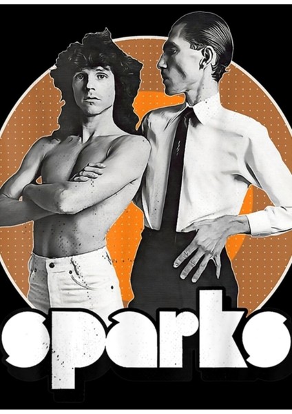 Retro Sparks Band - Sparks-Band Komik Synths Tablo Ahşap Poster Dekoratif