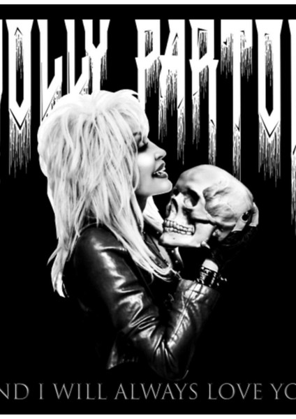 Heavy Metal Goth Metal Dolly Parton Band Tablo Ahşap Poster Dekoratif