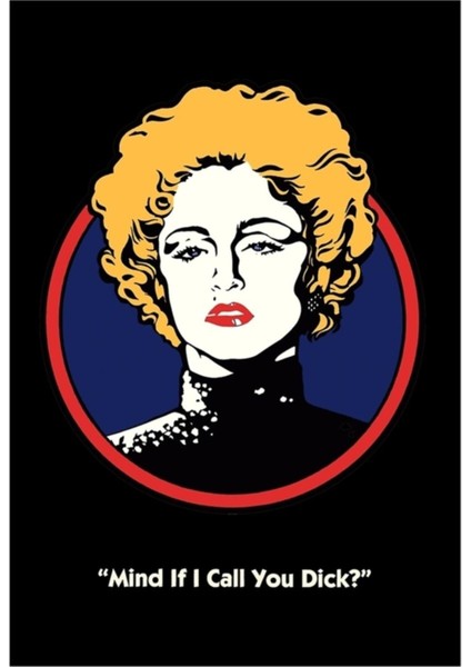 Dıck Tracy Movıe Promo Femme Fatale Tablo Ahşap Poster Dekoratif