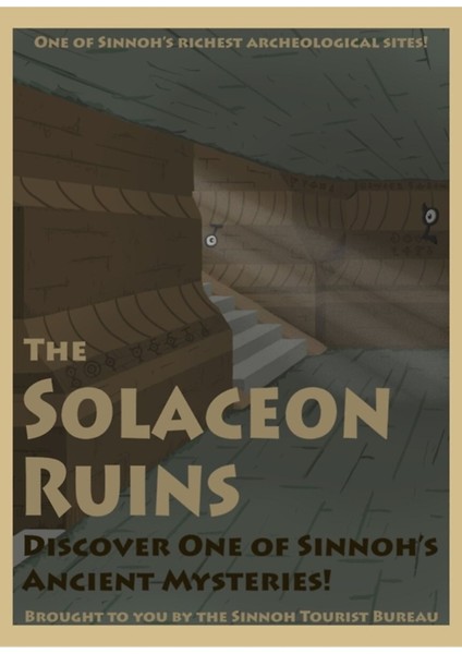 Solaceon Harabeleri Poster Tablo Ahşap Poster Dekoratif