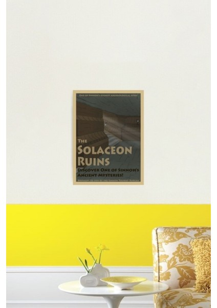 Solaceon Harabeleri Poster Tablo Ahşap Poster Dekoratif fiyatları