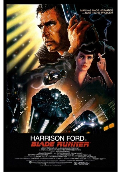 Blade Runner Tablo Ahşap Poster Dekoratif