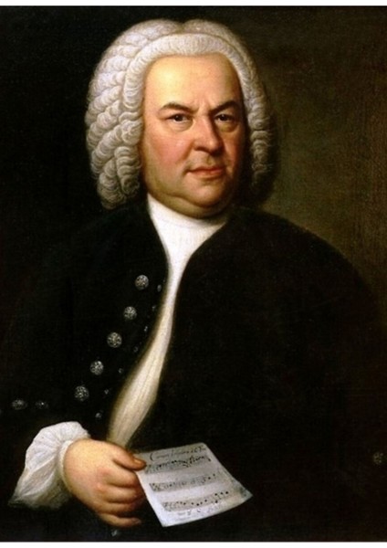 Johann Sebastian Bach Tablo Ahşap Poster Dekoratif