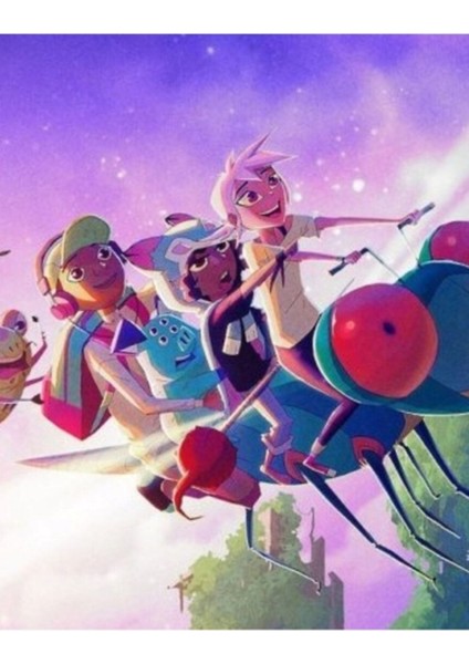 Kipo ve Harika Canavarların Çağı Tablo Ahşap Poster Dekoratif