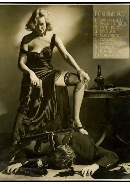 Vintage Hollywood Film Posteri Sansür Hays Code Al Whitey Schafer Tablo Ahşap Poster Dekoratif