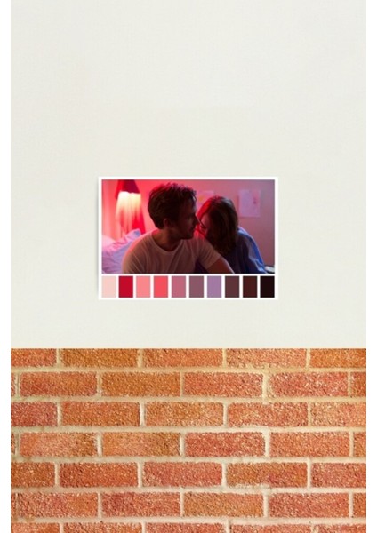 La La Land (2016) Renk Paleti V.1 Tablo Ahşap Poster Dekoratif