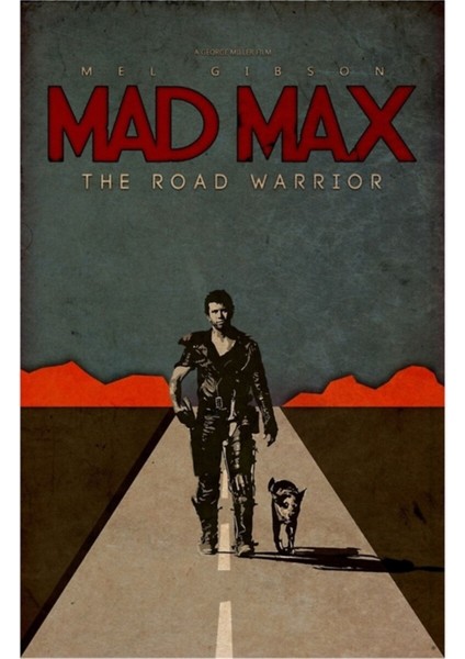 Mad Max - The Road Warrior Custom Poster Tablo Ahşap Poster Dekoratif