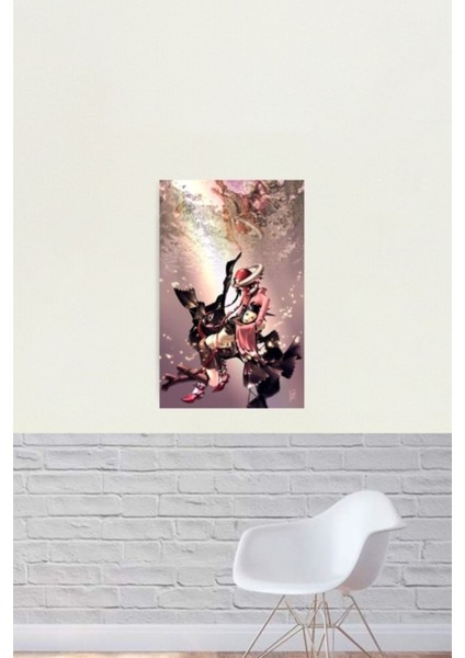 Shin Megami Tensei Illüstrasyon Tablo Ahşap Poster Dekoratif