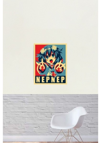 Nep Nep Tablo Ahşap Poster Dekoratif