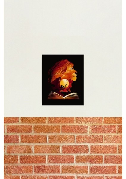 Gurur Kitabı Kaya Tablo Ahşap Poster Dekoratif