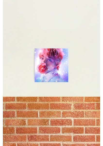 Kış Gülü Taehyung Tablo Ahşap Poster Dekoratif KOD3107 fiyatları