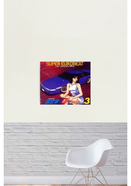 Ilk D Mako Super Eurobeat Anime Tablo Ahşap Poster Dekoratif fiyatları