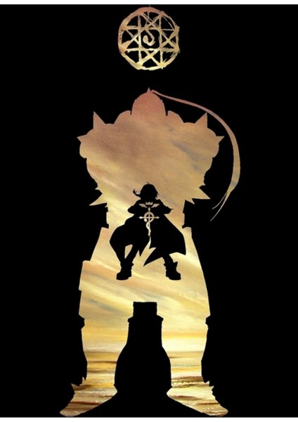 Edward Alphonse - Fullmetal Alchemist Brotherhood Tablo Ahşap Poster Dekoratif