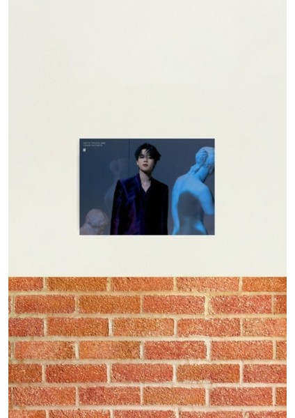 Bts Açık:e | Jimin Tablo Ahşap Poster Dekoratif KOD2877