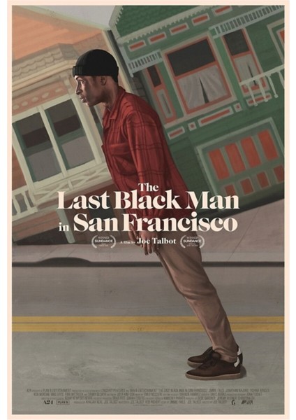 San Francisco'daki Son Siyah Adam Tablo Ahşap Poster Dekoratif