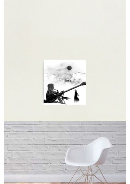 Gun Game Online (Siyah Versiyon) Tablo Ahşap Poster Dekoratif