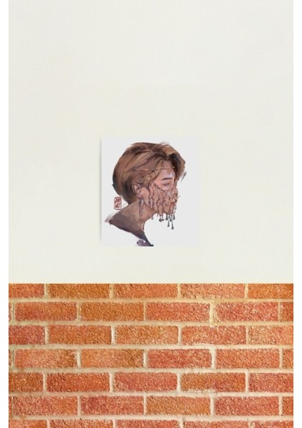 Bts Tablo Ahşap Poster Dekoratifndan Jimin KOD4078