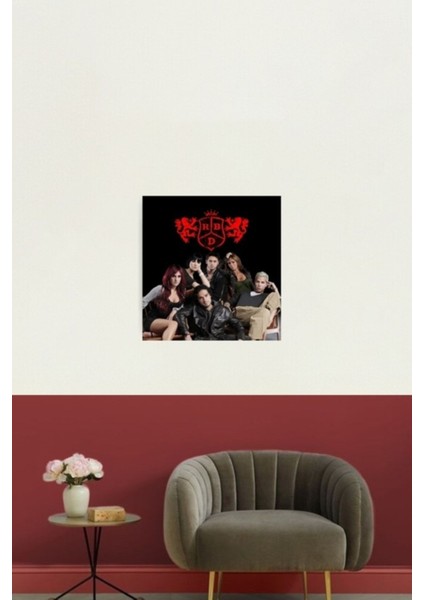 Untung Show Rbd World Tour 2020 Tablo Ahşap Poster Dekoratif
