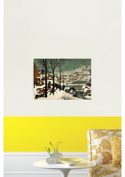 Karda Avcılar - Bruegel Tablo Ahşap Poster Dekoratif fiyatları