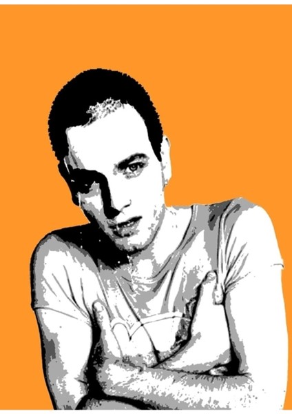 Trainspotting - Renton Tablo Ahşap Poster Dekoratif