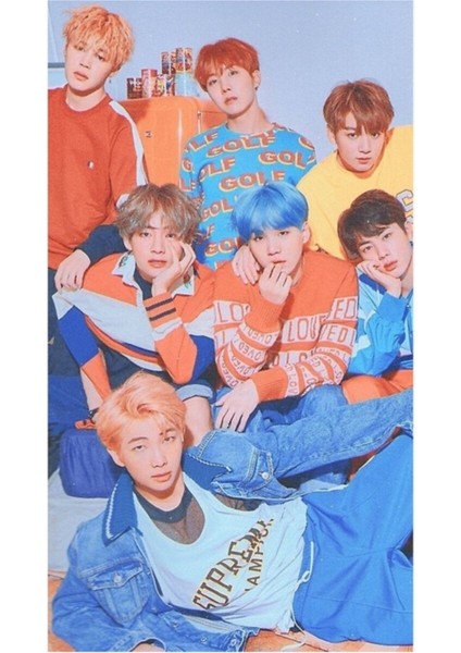 Bts Tablo Ahşap Poster Dekoratif KOD5917