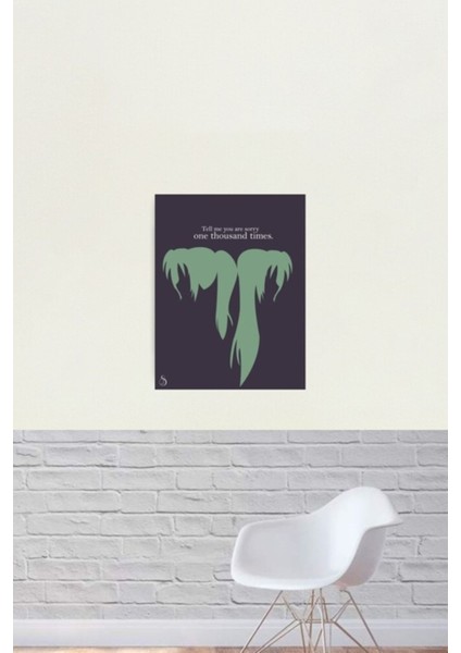Shion Sonozaki Tablo Ahşap Poster Dekoratif