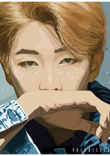 Stargaze - Bts Namjoon Tablo Ahşap Poster Dekoratif KOD2088
