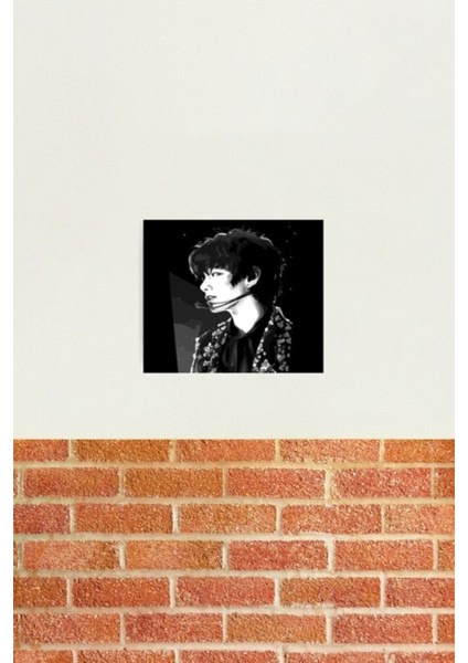 Bts Taehyung Lys Tourzeichnung Tablo Ahşap Poster Dekoratif KOD1128