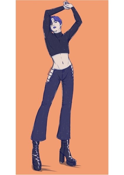 Bodylicious Tae Orange Tablo Ahşap Poster Dekoratif KOD2137