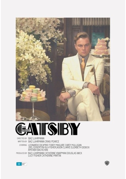 Muhteşem Gatsby Film Posteri Tablo Ahşap Poster Dekoratif