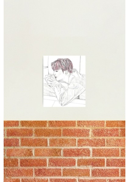 Ly Hoseok Tablo Ahşap Poster Dekoratif KOD5028