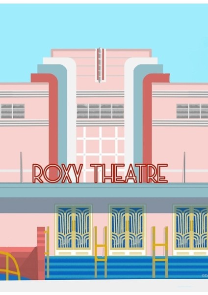 Nowra Roxy Cinema 2019 Tablo Ahşap Poster Dekoratif