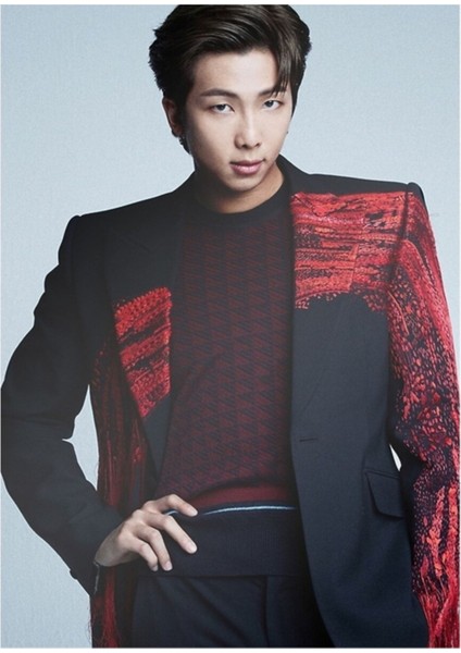 Rm / Kım Namjooom Bts Dıcon Tablo Ahşap Poster Dekoratif KOD1443