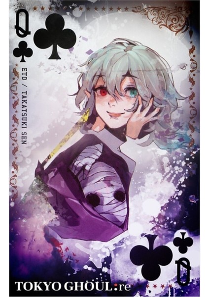 Tokyo Ghoul - Kraliçe Eto Yoshimura Tablo Ahşap Poster Dekoratif